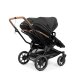 Emmaljunga - Double Sento Outdoor Zwillings- und Geschwisterkinderwagen Black