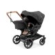 Emmaljunga - Double Sento Outdoor Zwillings- und Geschwisterkinderwagen Black
