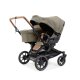 Emmaljunga - Double Sento Outdoor Zwillings- und Geschwisterkinderwagen Olive