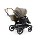 Emmaljunga - Double Sento Outdoor Zwillings- und Geschwisterkinderwagen Olive
