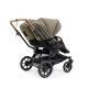 Emmaljunga - Double Sento Outdoor Zwillings- und Geschwisterkinderwagen Olive