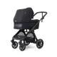 Emmaljunga - Sento Flat+ Urban 2-in-1 Kombikinderwagen Black