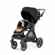 Emmaljunga - Sento Flat+ Outdoor 2-in-1 Kombikinderwagen Black