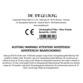 Die Spiegelburg - Dino Friend - T-Rex Steckenpferd (2)