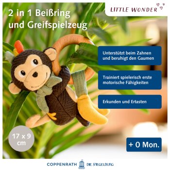 Die Spiegelburg - Little Wonder - Holz-Ringrassel Affe (3)