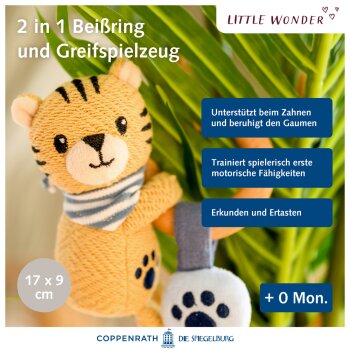 Die Spiegelburg - Little Wonder - Holz-Ringrassel Tiger (3)