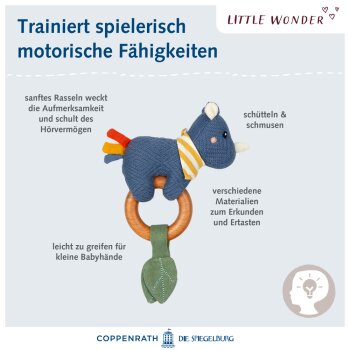 Die Spiegelburg - Little Wonder - Holz-Ringrassel Nashorn (3)
