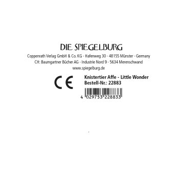 Die Spiegelburg - Little Wonder - Knistertier Affe (3)