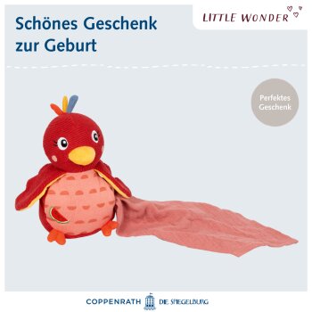 Die Spiegelburg - Little Wonder - Kuscheltier mit Schnuffeltuch Paradiesvogel (2)