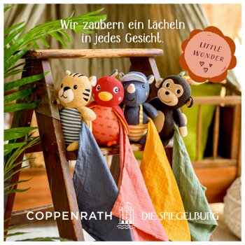 Die Spiegelburg - Little Wonder - Kuscheltier mit Schnuffeltuch Nashorn (2)