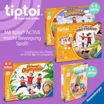 Ravensburger - tiptoi ACTIVE - Yoga für Kinder
