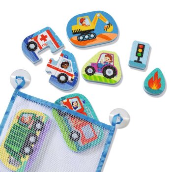 Ravensburger - Play+ Mein erstes Bade-Puzzle: Fahrzeuge