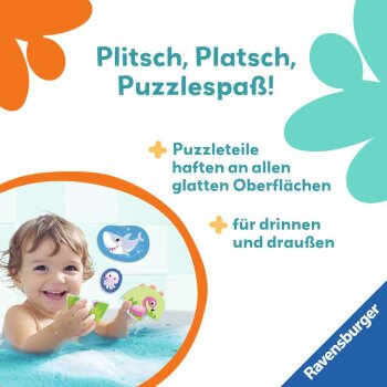 Ravensburger - Play+ Mein erstes Bade-Puzzle: Tiere
