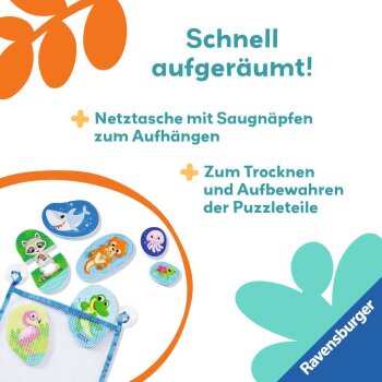 Ravensburger - Play+ Mein erstes Bade-Puzzle: Tiere