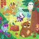 Ravensburger - Puzzle aus Holz - 22 Teile - ab 4 Jahre - Fröhliche Waldfreunde