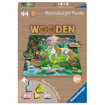 Ravensburger - Wooden Puzzle - Märchenhaftes Einhorn