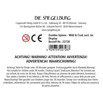 Die Spiegelburg - Kristalltier - Zombie-Spinne, sort. (12)