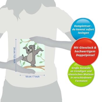 Ravensburger - CreArt Malen nach Zahlen: Disney Hello Baby - Balu