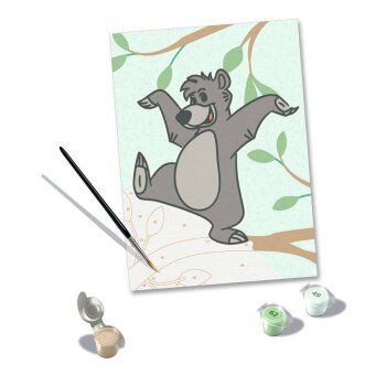 Ravensburger - CreArt Malen nach Zahlen: Disney Hello Baby - Balu