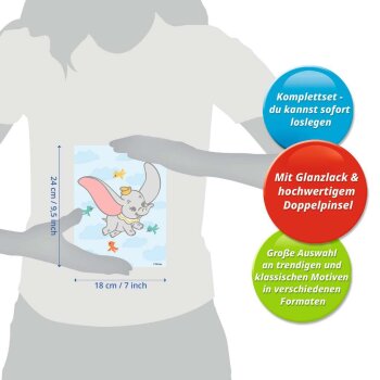 Ravensburger - CreArt Malen nach Zahlen: Disney Hello Baby - Dumbo