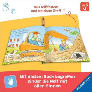 Ravensburger - Mein Knuddel-Knautsch-Buch: Mein Bagger