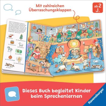 Ravensburger - Mein Sachen suchen Wimmelbuch: Weihnachtszeit (A)