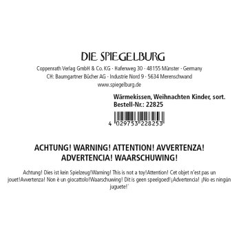 Die Spiegelburg - Wintertiere im Weihnachtswald - Wärmekissen, sort. (10) (S)