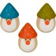 Die Spiegelburg - Wintertiere im Weihnachtswald - Rassel-Ei Santa, sort. (12) (S)