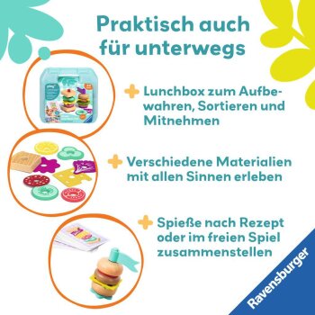 Ravensburger - Play+ Steck- und Spiel-Set: Fingerfood