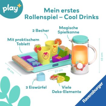 Ravensburger - Play+ Getränke-Spiel-Set: Cool Drinks