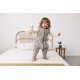 Lässig - Kinder Schlafoverall 2,5 TOG - Bio-Baumwolle, Taupe, 12-24 Monate