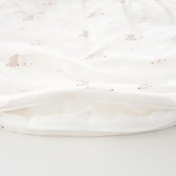 Träumeland - Baby-Ganzjahresschlafsack LIEBMICH Hophop Bunny beige Gr. 50/56