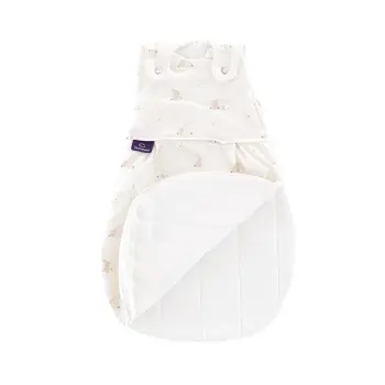 Träumeland - Baby-Ganzjahresschlafsack LIEBMICH Hophop Bunny beige Gr. 56/62