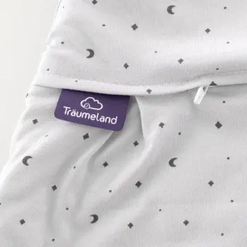 Träumeland - Baby-Ganzjahresschlafsack LIEBMICH Moon grau Gr. 92/98
