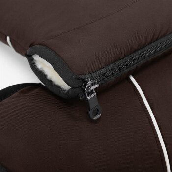 Werner Christ Baby - Glovy Lammfell-Handwärmer für Kinderwagen chocolate