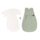Träumeland - Babyschlafsack LIEBMICH 3-tlg. Fiore grün Gr. 62/68