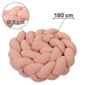 babybay - Nestchenschlange Waffelpique geflochten passend...