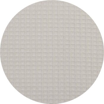 babybay - Nestchenschlange Waffelpique geflochten passend für alle Modelle, weißgrau