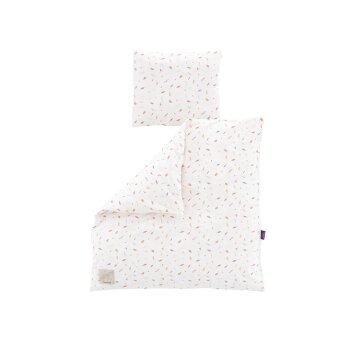 Träumeland - Bettwäsche NATURLIEB ROSA (100/135...
