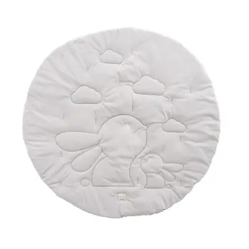 Träumeland - Signature Krabbeldecke hellgrau rund 95 cm