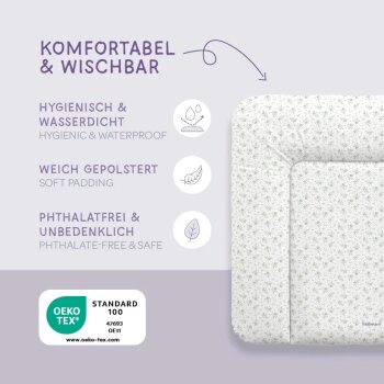 Träumeland - Wickelauflage Olive, 75 x 85 cm