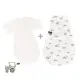 Träumeland - Babyschlafsack LIEBMICH 3-tlg. Little Farm grün Gr. 62/68