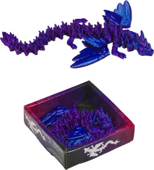 Die Spiegelburg - Kristalltier - Kristall-Drache mit Flügeln, sort. (16)