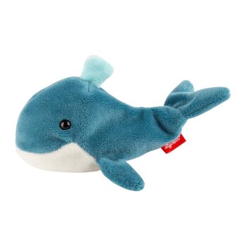 sigikid - Mini-Kuscheltier Wal - Blau