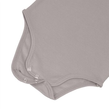 Lässig - Baby Wickelbody langarm - Bio Baumwolle, Zitrone Taupe, Gr. 50/56