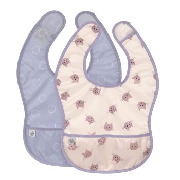 Lässig - Lätzchen mit Auffangschutz (2 Stk) -...