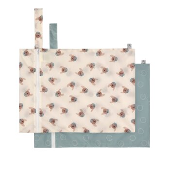 Lässig - Wetbag (2 Stk) - Tiny Team, Hund (2)