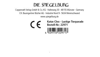Die Spiegelburg - Lustige Tierparade - Katze Cleo