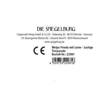 Die Spiegelburg - Lustige Tierparade - Welpe Frieda mit Leine (2)