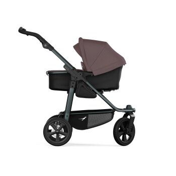 TFK - mono 3 - Kombikinderwagen 2-in-1 mit Luftkammerreifen Braun